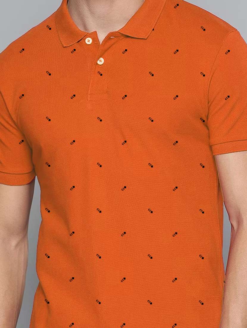 men short sleeves printed polo t-shirt - 21707892 -  Standard Image - 4