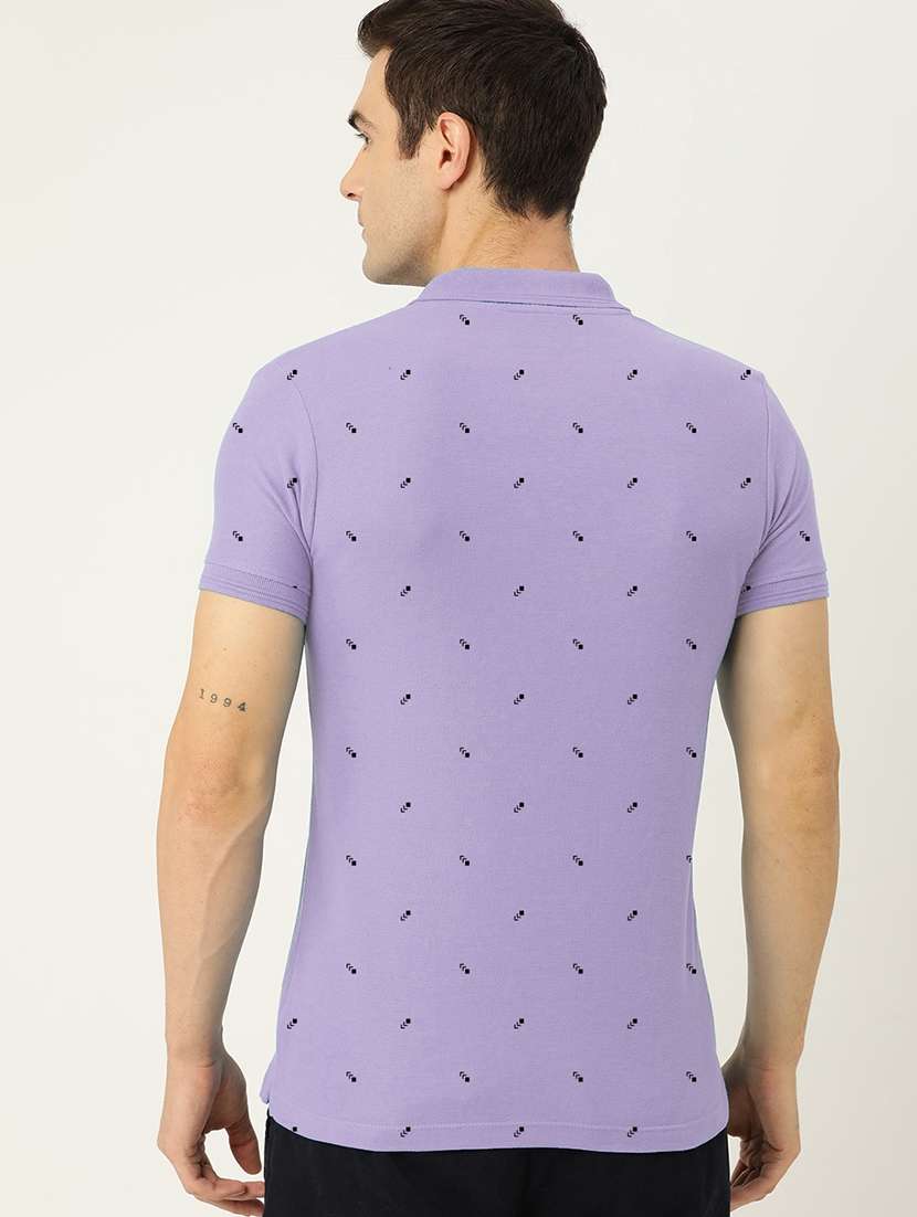 men short sleeves printed polo t-shirt - 21707895 -  Standard Image - 1