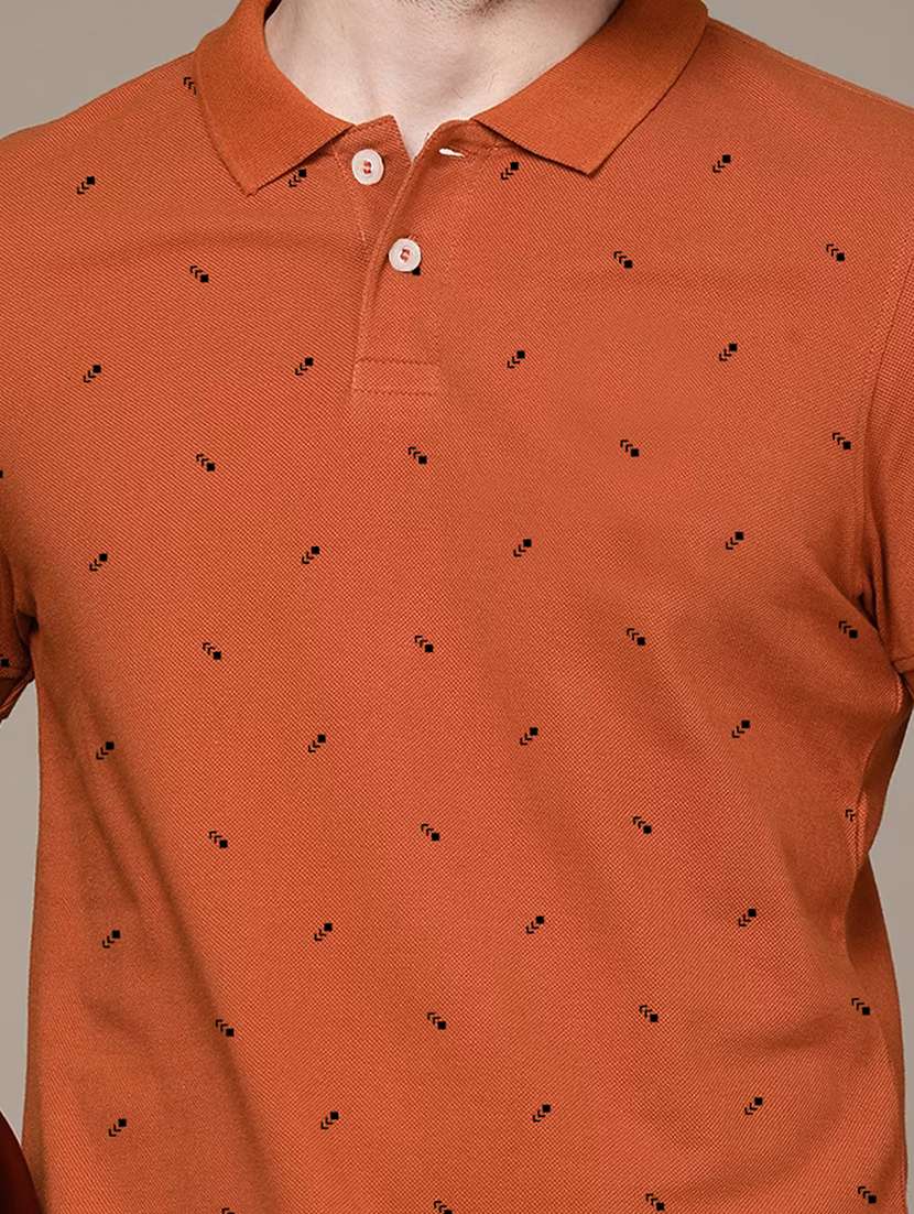 men short sleeves printed polo t-shirt - 21707896 -  Standard Image - 4