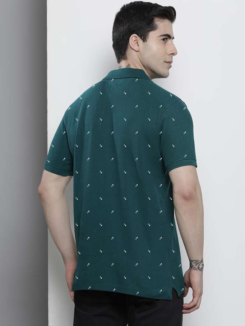men short sleeves printed polo t-shirt - 21707897 -  Standard Image - 1