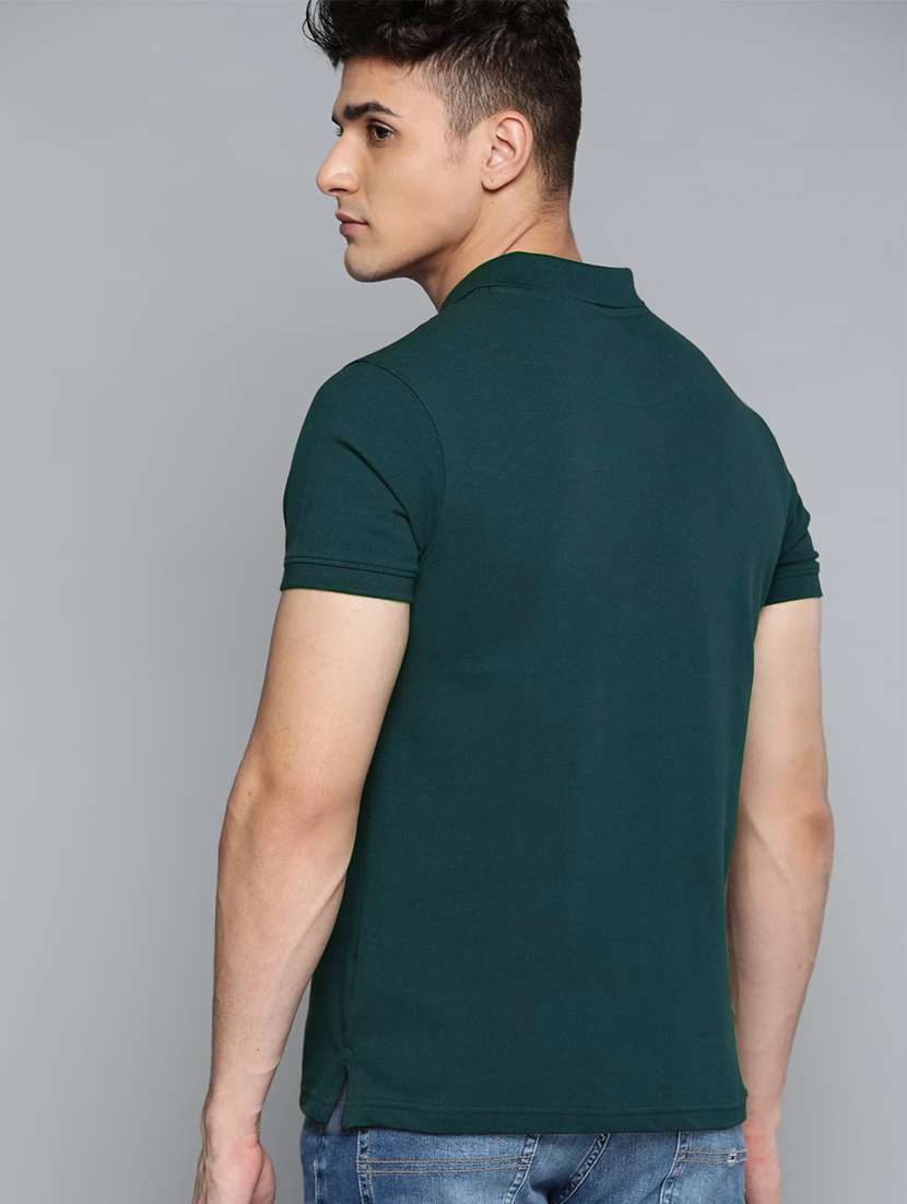 men short sleeves plain polo t-shirt - 21707902 -  Standard Image - 1