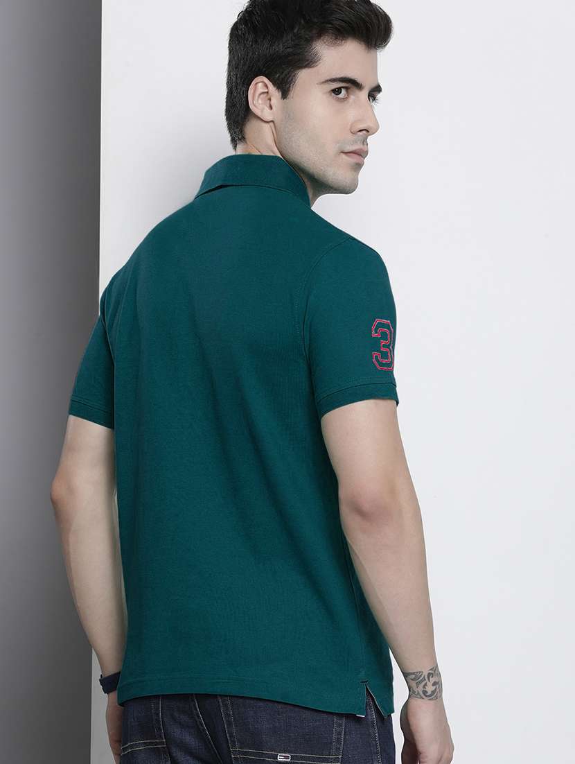 men short sleeves plain polo t-shirt - 21707903 -  Standard Image - 1