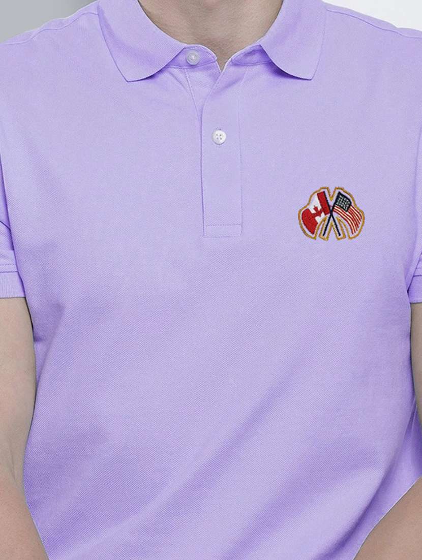 men short sleeves plain polo t-shirt - 21707904 -  Standard Image - 4