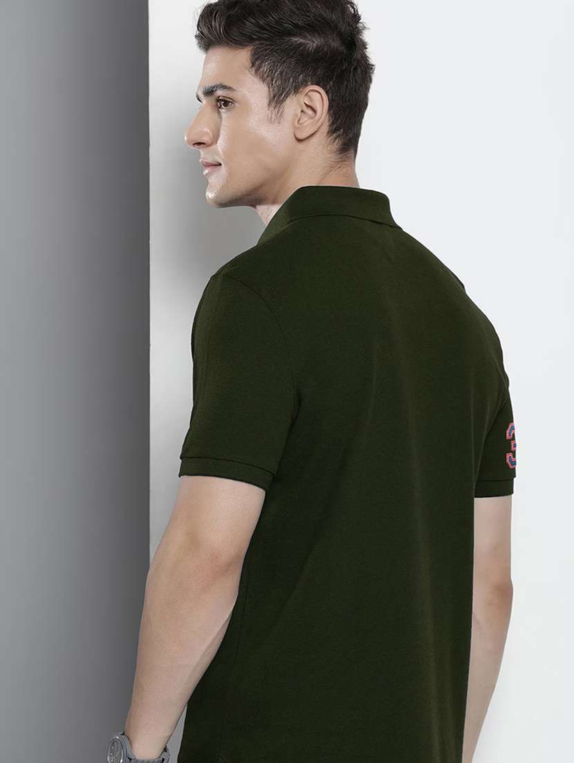 men short sleeves plain polo t-shirt - 21707907 -  Standard Image - 1