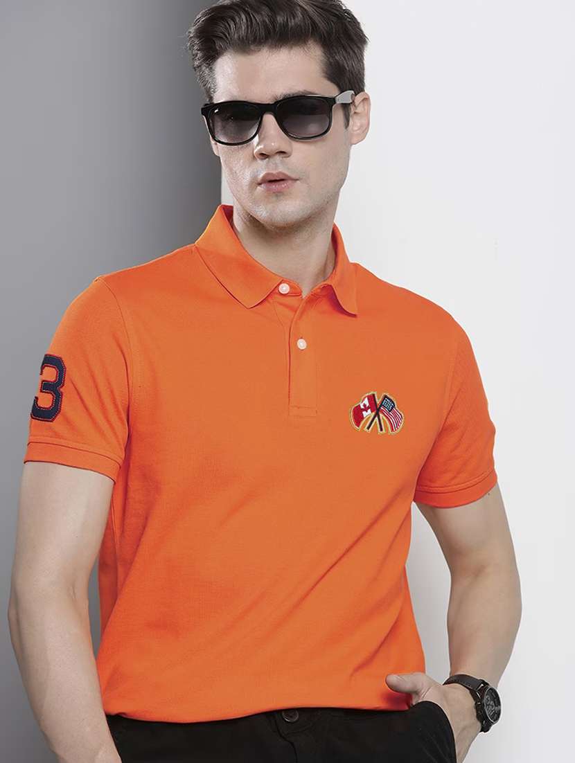 men short sleeves plain polo t-shirt - 21707908 -  Standard Image - 1
