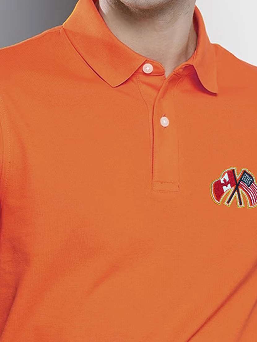 men short sleeves plain polo t-shirt - 21707908 -  Standard Image - 4