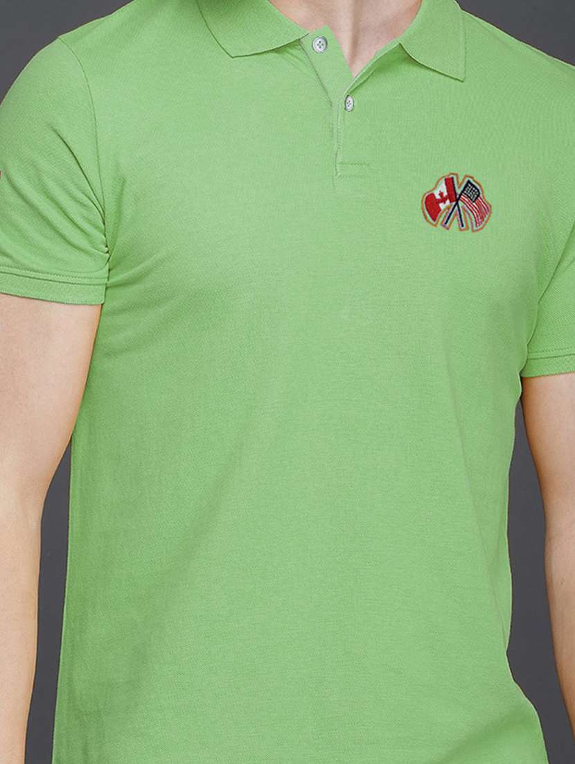 men short sleeves plain polo t-shirt - 21707910 -  Standard Image - 4