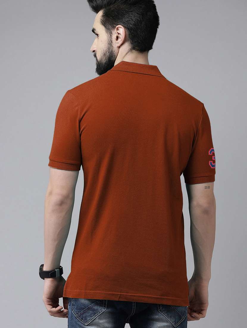 men short sleeves plain polo t-shirt - 21707911 -  Standard Image - 1