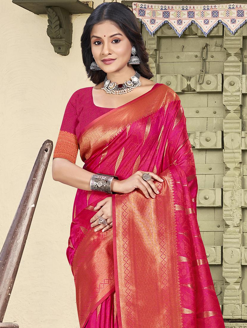 women self design banarasi saree with blouse - 21708833 - Standard Image - 1
