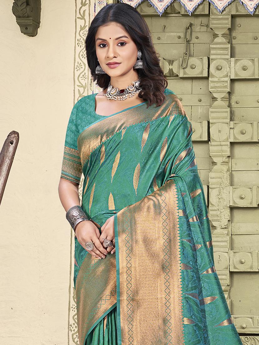 women self design banarasi saree with blouse - 21708834 -  Standard Image - 1