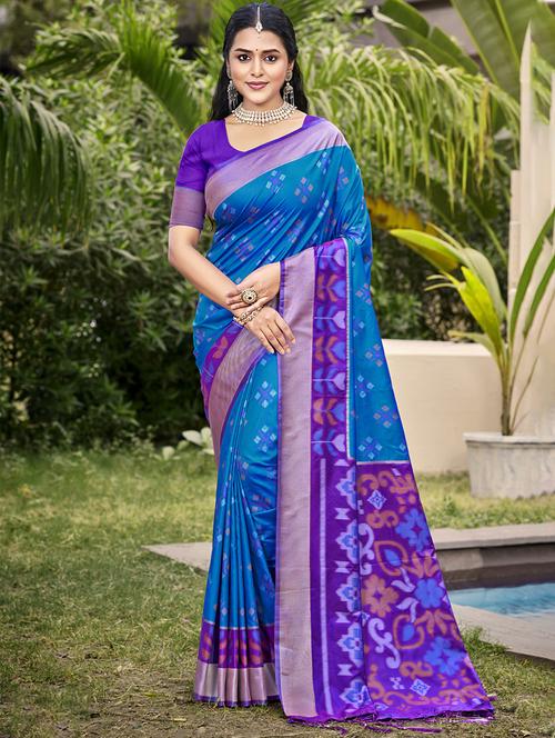 women self design bordered saree with blouse - 21708892 -  Standard Image - 0
