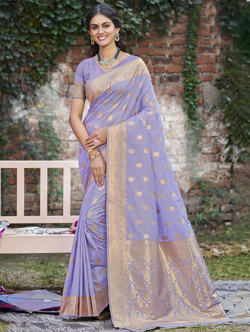 women self design banarasi saree with blouse - 21708932 -  Standard Image - 0