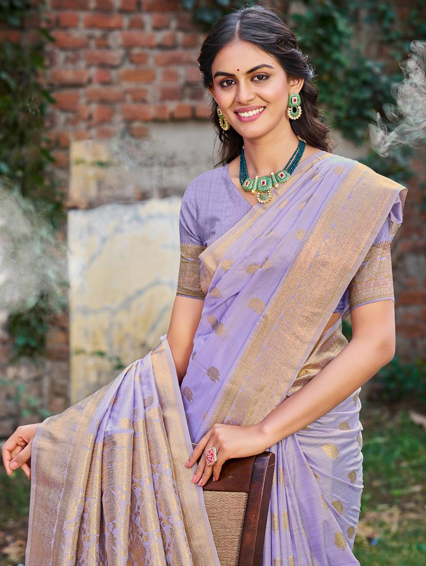 women self design banarasi saree with blouse - 21708932 -  Standard Image - 1