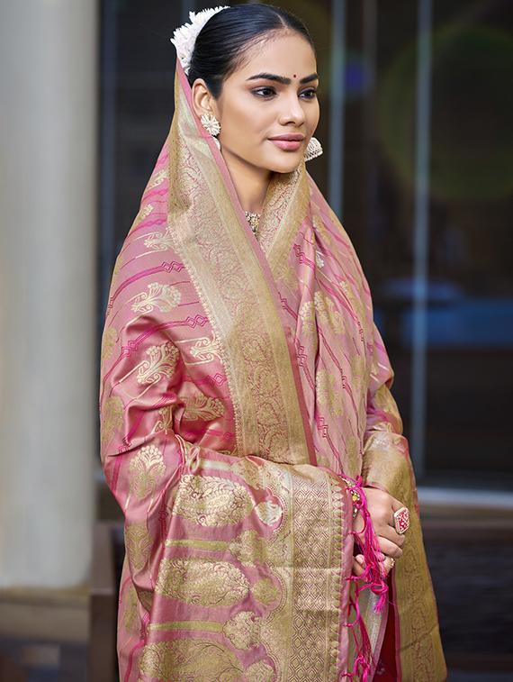 women self design banarasi saree with blouse - 21709015 - Standard Image - 1