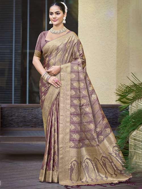 women self design banarasi saree with blouse - 21709019 -  Standard Image - 0