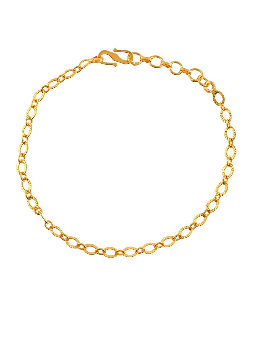 women gold plated links bracelet - 21709026 -  Standard Image - 1