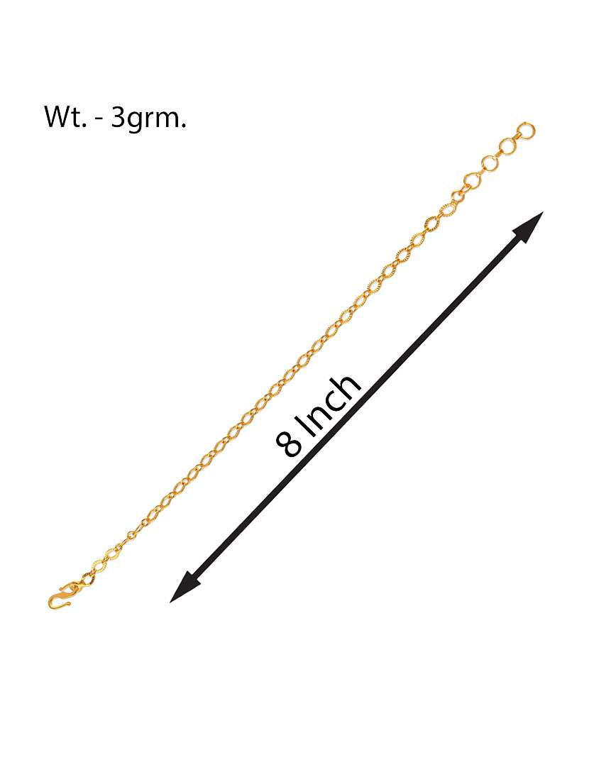 women gold plated links bracelet - 21709026 -  Standard Image - 4