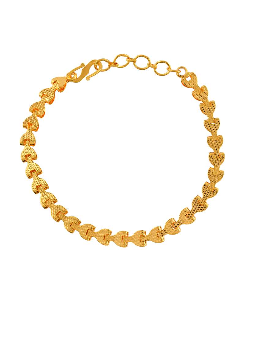women gold plated links bracelet - 21709134 -  Standard Image - 1
