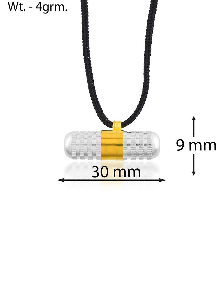 men silver plated openable tabij pendant - 21709283 - Standard Image - 4