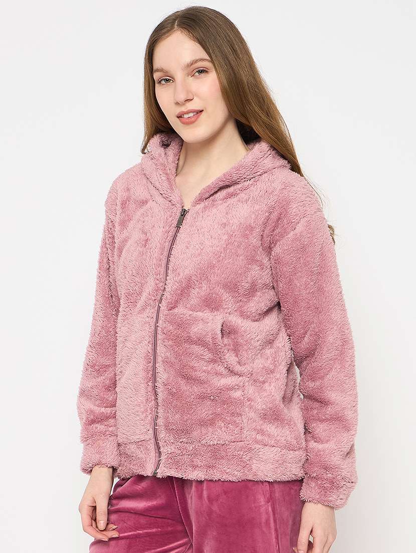 women long sleeves plain sweatshirt - 21709284 - Standard Image - 1