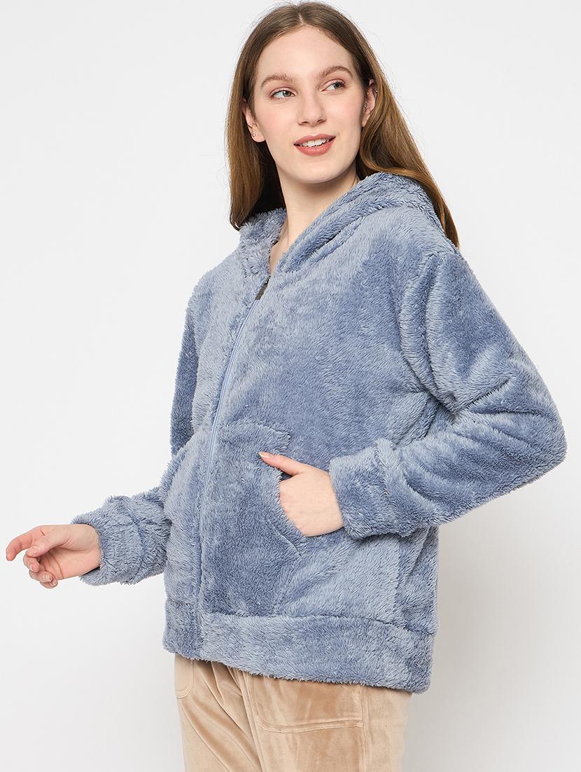 women long sleeves plain sweatshirt - 21709286 -  Standard Image - 1