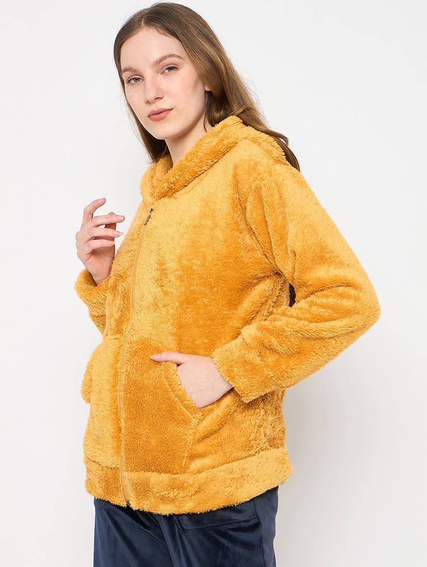women long sleeves plain sweatshirt - 21709289 - Standard Image - 1