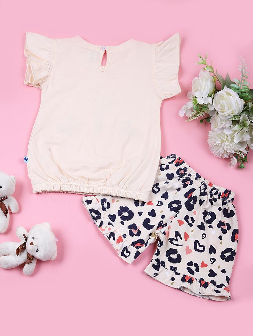 kids printed t-shirt & shorts set  - 21709594 -  Standard Image - 1