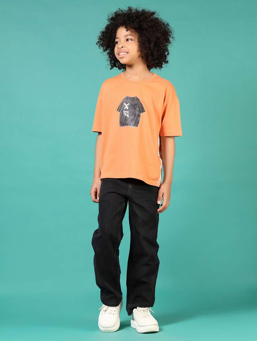 boys solid mid rise relaxed fit jean - 21709600 - Standard Image - 4