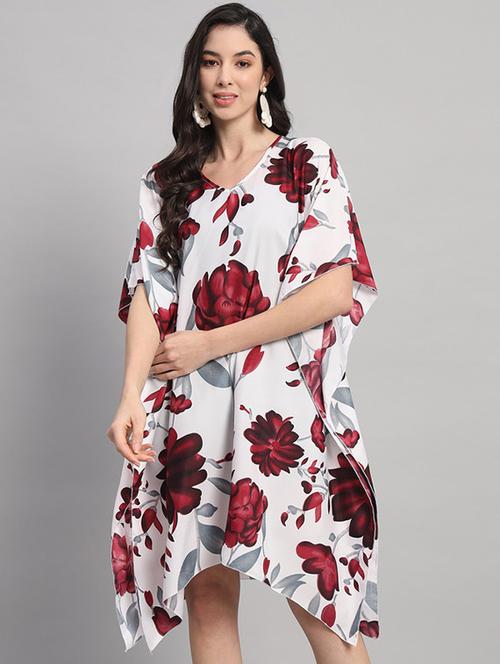women printed relaxed fit kaftan dress - 21709742 -  Standard Image - 0