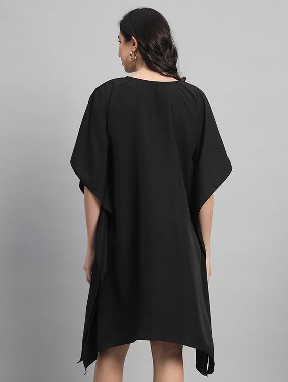 women solid relaxed fit kaftan dress - 21709743 -  Standard Image - 1