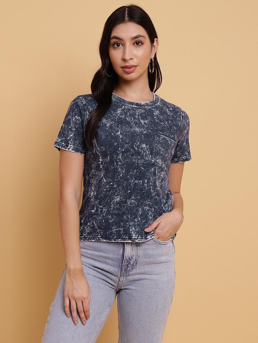 women printed short sleeves t-shirt - 21709876 -  Zoom Image - 0