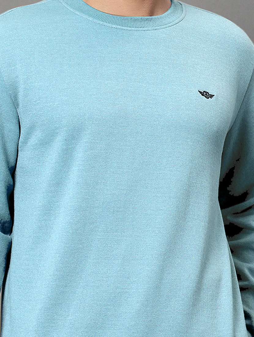 men solid long sleeve sweatshirt - 21709894 -  Standard Image - 4