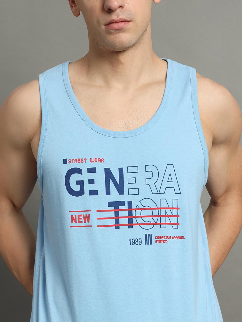 men typographic print round neck t-shirt - 21709935 - Standard Image - 4