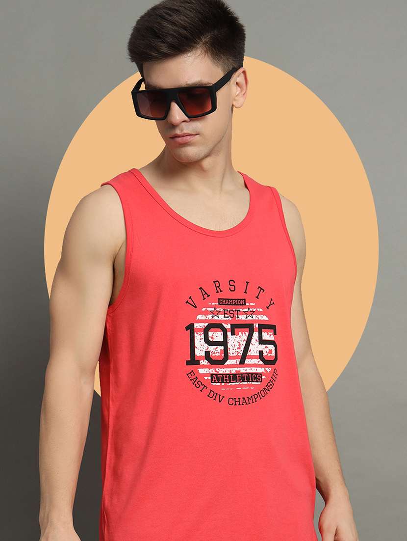 men typographic print round neck t-shirt - 21709941 -  Standard Image - 1