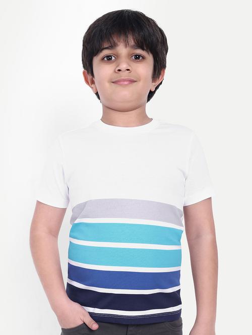 boys stripes short sleeve t-shirt - 21710157 -  Standard Image - 0