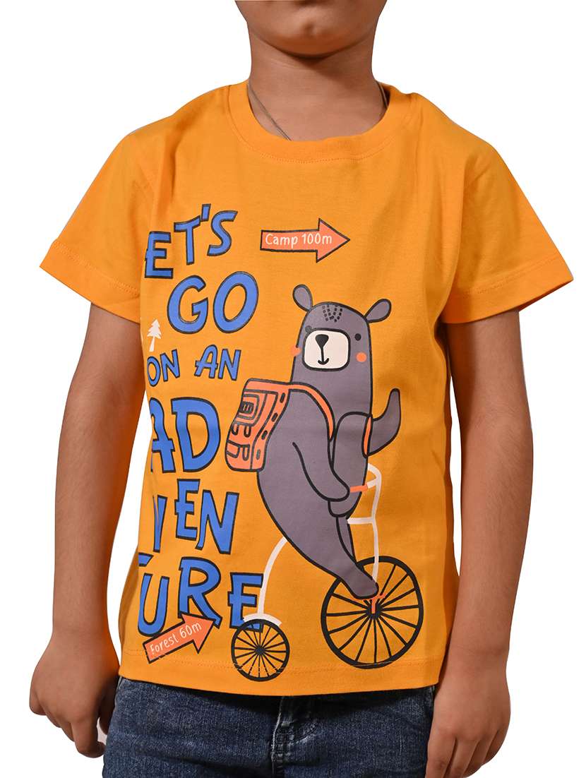 boys printed short sleeve t-shirt - 21710161 - Standard Image - 4