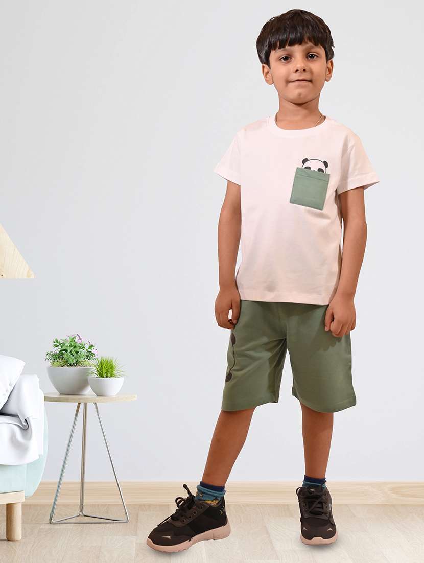 boys solid short sleeve t-shirt
