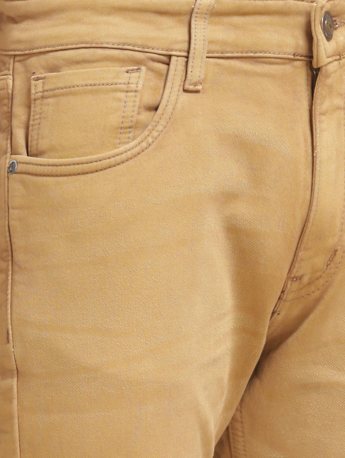 men beige low rise denim jeans - 21710296 - Standard Image - 4