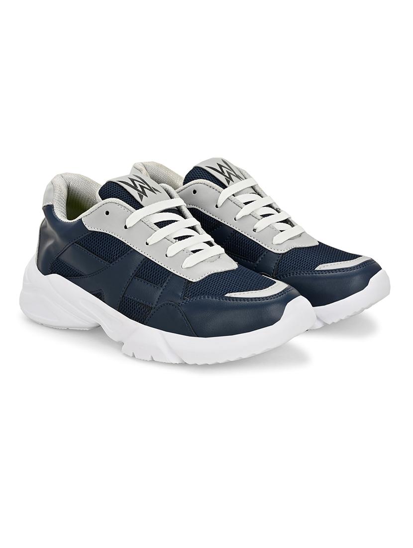 men color block running sport shoes - 21710342 -  Standard Image - 1