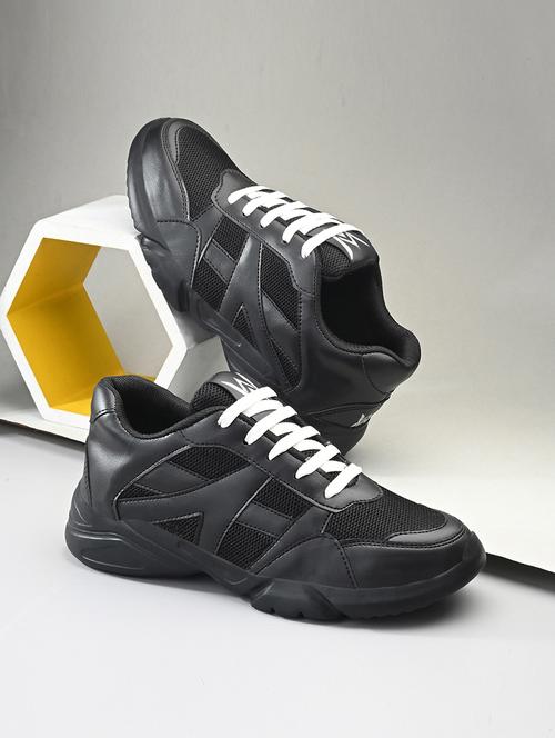 men solid running sport shoes - 21710344 -  Standard Image - 0