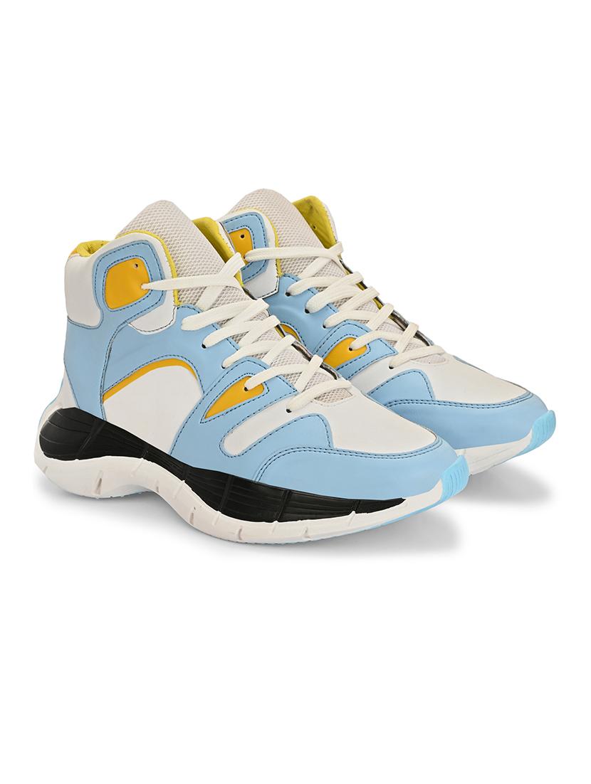 men color block running sport shoes - 21710345 - Standard Image - 1