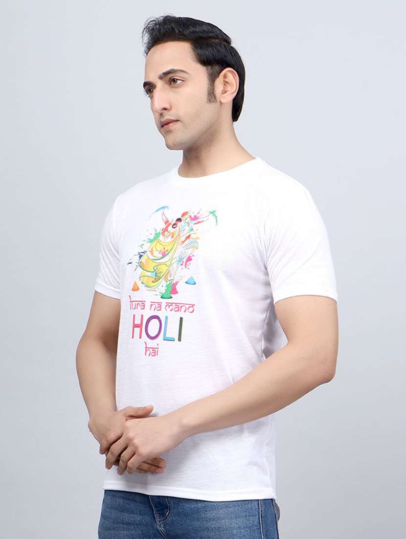 men graphic print short sleeve t-shirt - 21710493 -  Standard Image - 1
