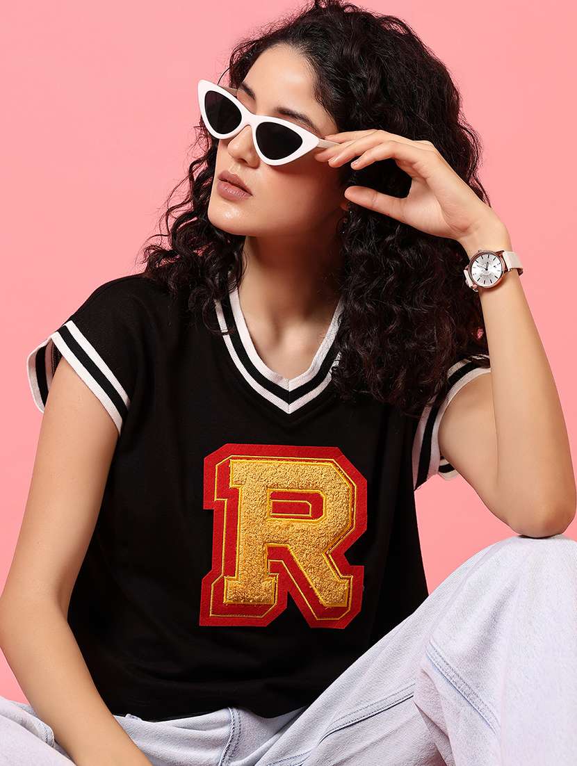 women printed sleeveless loose fit t-shirt - 21710630 -  Standard Image - 1