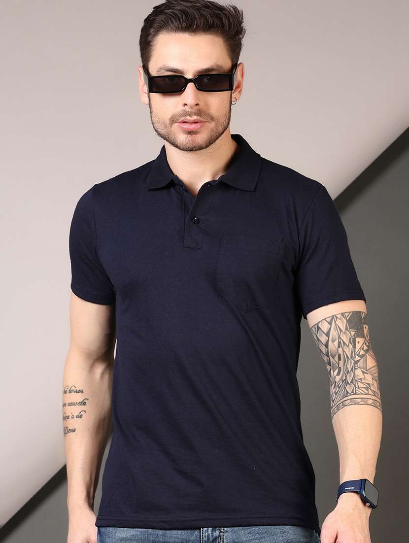 men short sleeves plain polo t-shirt - 21710705 -  Standard Image - 1