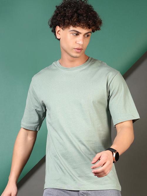 men solid short sleeves regular fit t-shirt - 21710707 - Standard Image - 0