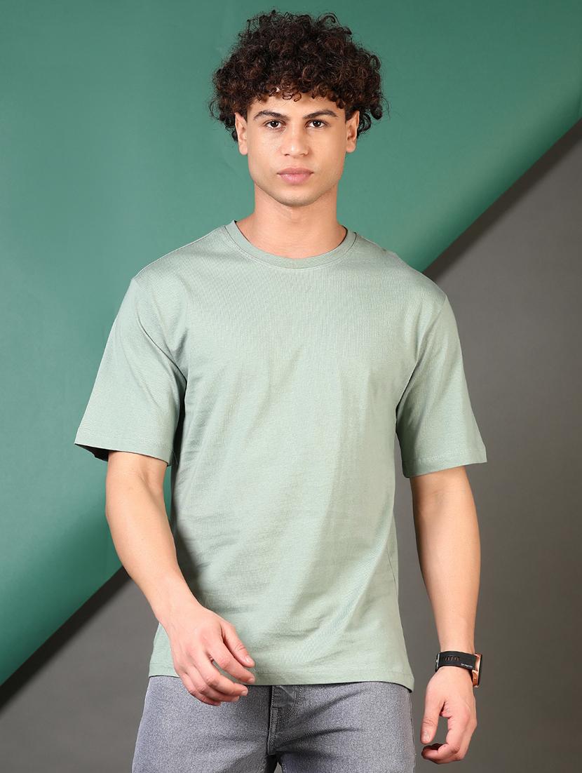 men solid short sleeves regular fit t-shirt - 21710707 - Standard Image - 1