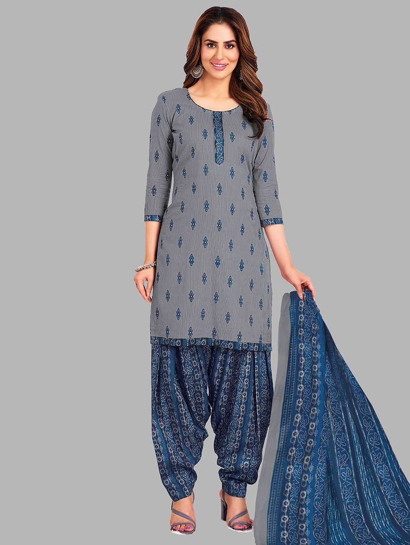 women printed 3-piece unstitched dress material - 21710746 - Zoom Image - 0