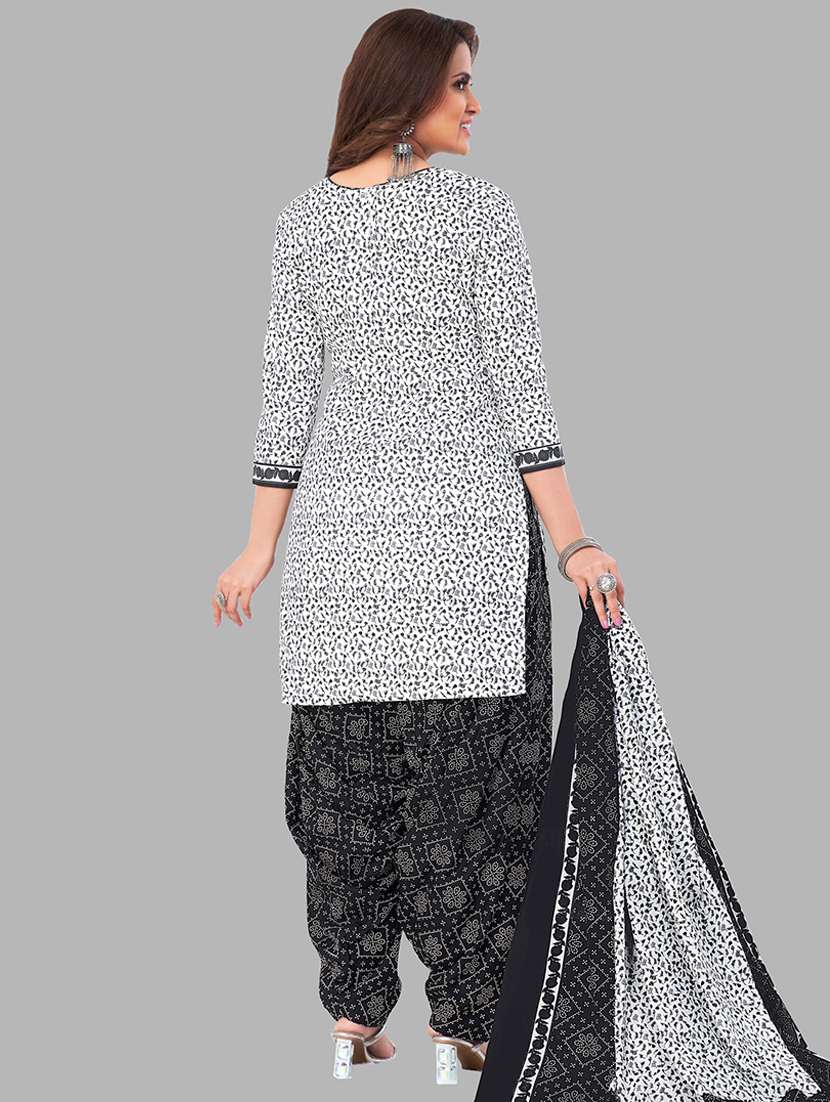 women printed 3-piece unstitched dress material - 21710748 -  Standard Image - 1