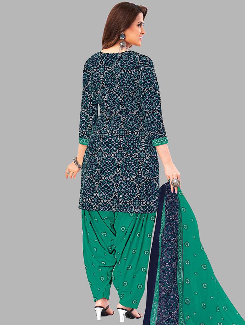 women printed 3-piece unstitched dress material - 21710751 -  Standard Image - 1