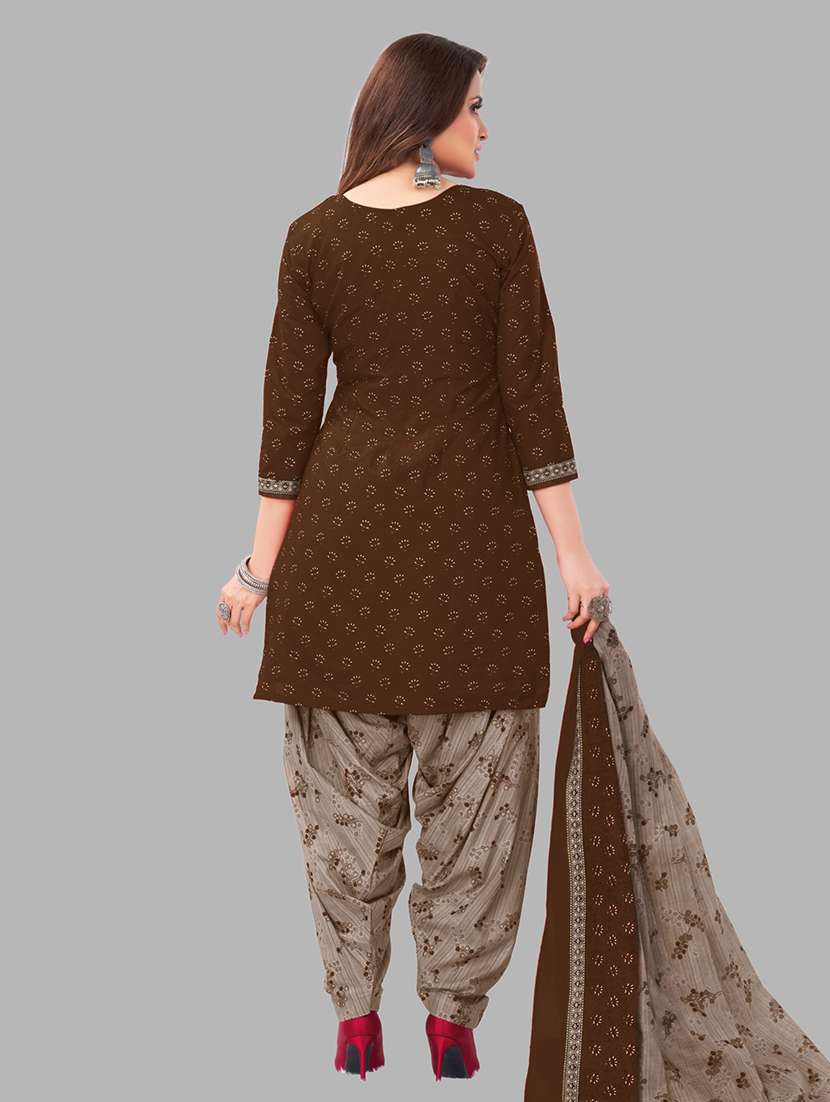 women printed 3-piece unstitched dress material - 21710766 -  Standard Image - 1